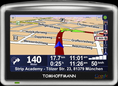 Anfahrt, Navigation, Bahn, Weg zur Strip Academy - Stripschule München